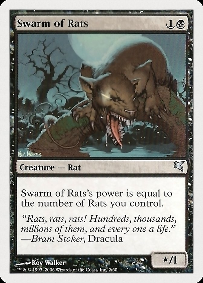Swarm of Rats (02) [Hachette UK] MTG Single Magic: The Gathering    | Red Claw Gaming