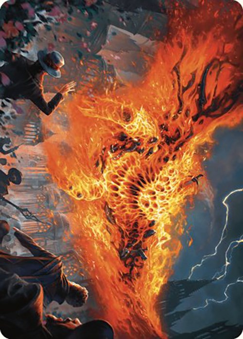 Havoc Eater Art Card [Murders at Karlov Manor Art Series] MTG Single Magic: The Gathering    | Red Claw Gaming