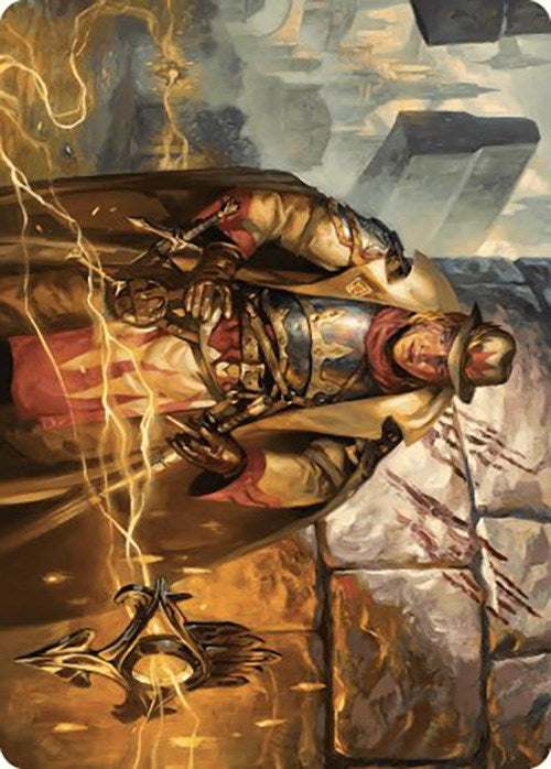 Tenth District Hero Art Card [Murders at Karlov Manor Art Series] MTG Single Magic: The Gathering    | Red Claw Gaming
