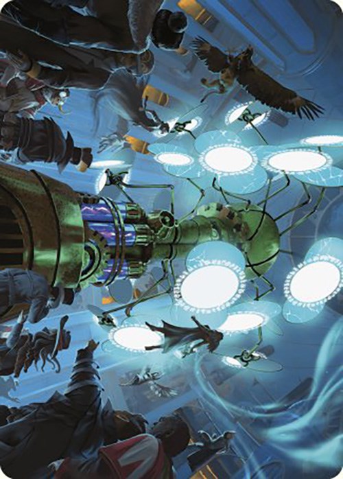 Panoptic Projektor Art Card [Murders at Karlov Manor Art Series] MTG Single Magic: The Gathering    | Red Claw Gaming