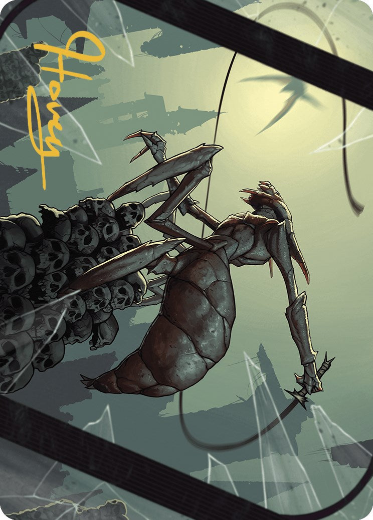 Kraul Whipcracker Art Card (Gold-Stamped Signature) [Murders at Karlov Manor Art Series] MTG Single Magic: The Gathering    | Red Claw Gaming