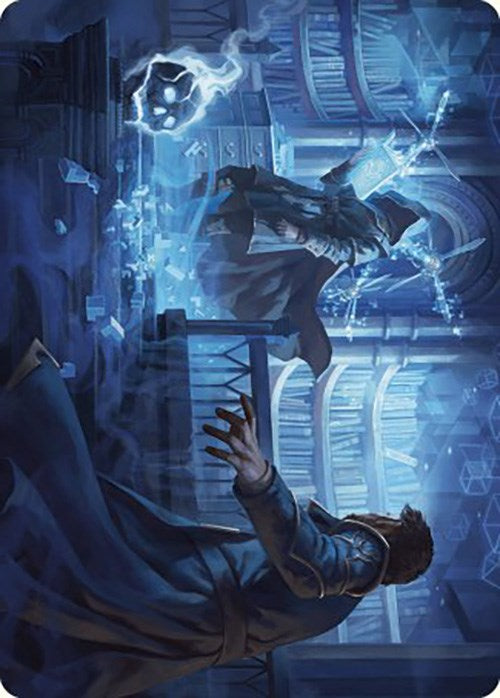 Intrude on the Mind Art Card [Murders at Karlov Manor Art Series] MTG Single Magic: The Gathering    | Red Claw Gaming