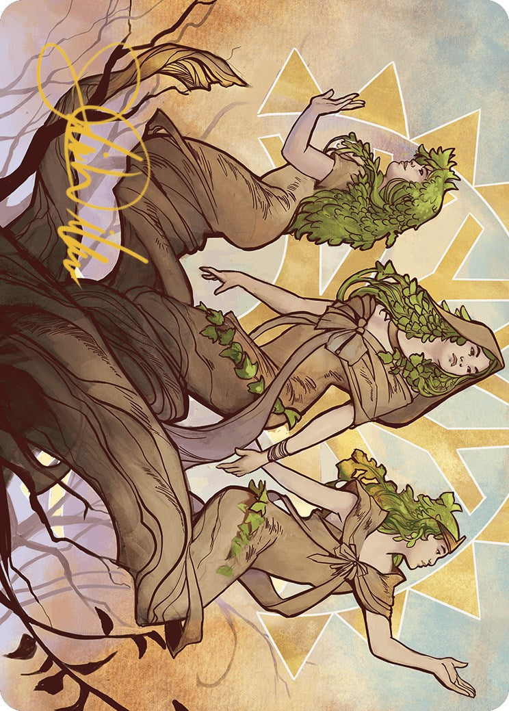 Trostani, Three Whispers Art Card (Gold-Stamped Signature) [Murders at Karlov Manor Art Series] MTG Single Magic: The Gathering    | Red Claw Gaming