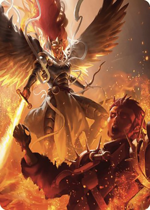 Warleader's Call Art Card (35/49) [Murders at Karlov Manor Art Series] MTG Single Magic: The Gathering    | Red Claw Gaming