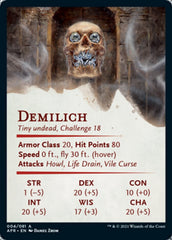 Demilich Art Card [Dungeons & Dragons: Adventures in the Forgotten Realms Art Series] MTG Single Magic: The Gathering    | Red Claw Gaming