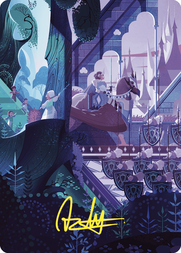 As Foretold Art Card (Gold-Stamped Signature) [Wilds of Eldraine Art Series] MTG Single Magic: The Gathering    | Red Claw Gaming