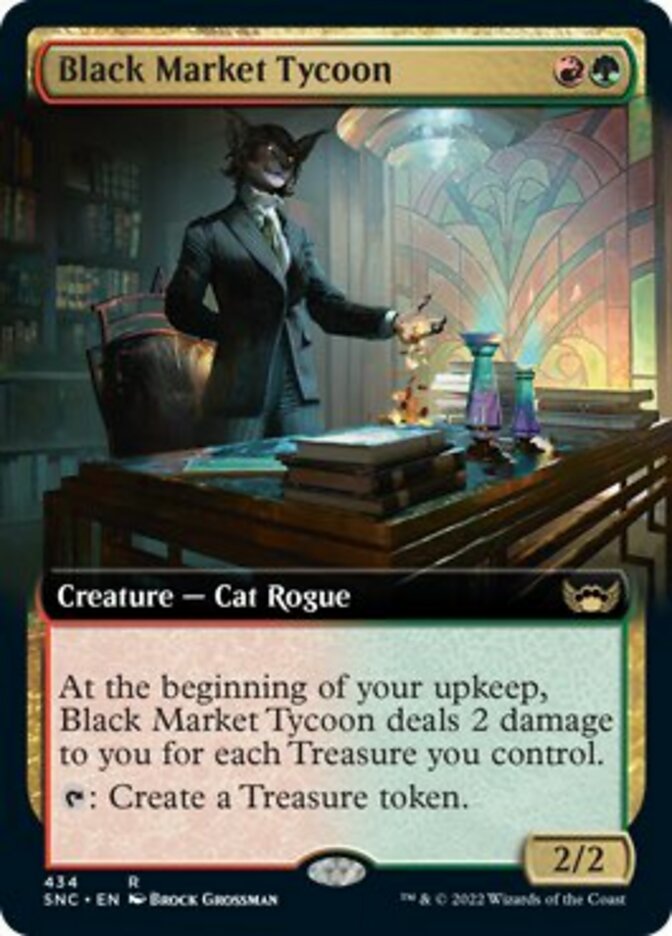 Black Market Tycoon (Extended Art) [Streets of New Capenna] MTG Single Magic: The Gathering    | Red Claw Gaming