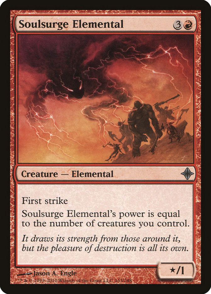 Soulsurge Elemental [Rise of the Eldrazi] MTG Single Magic: The Gathering    | Red Claw Gaming