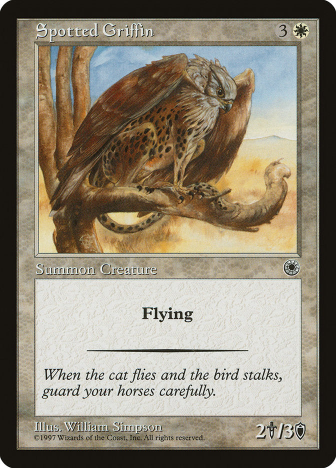 Spotted Griffin [Portal] MTG Single Magic: The Gathering    | Red Claw Gaming