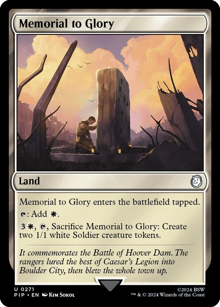 Memorial to Glory [Fallout] MTG Single Magic: The Gathering    | Red Claw Gaming