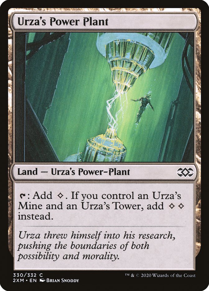 Urza's Power Plant [Double Masters] MTG Single Magic: The Gathering    | Red Claw Gaming