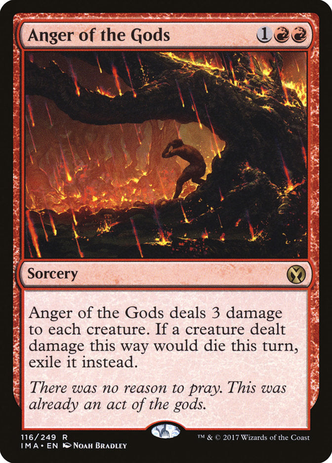 Anger of the Gods [Iconic Masters] MTG Single Magic: The Gathering    | Red Claw Gaming