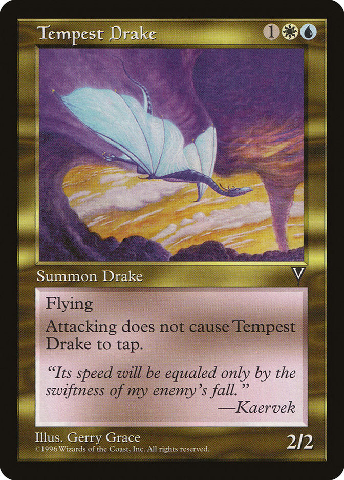 Tempest Drake [Visions] MTG Single Magic: The Gathering    | Red Claw Gaming