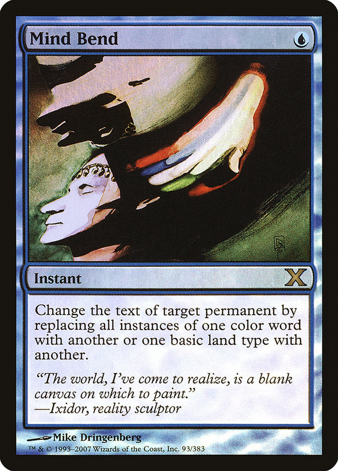 Mind Bend (Premium Foil) [Tenth Edition] MTG Single Magic: The Gathering    | Red Claw Gaming