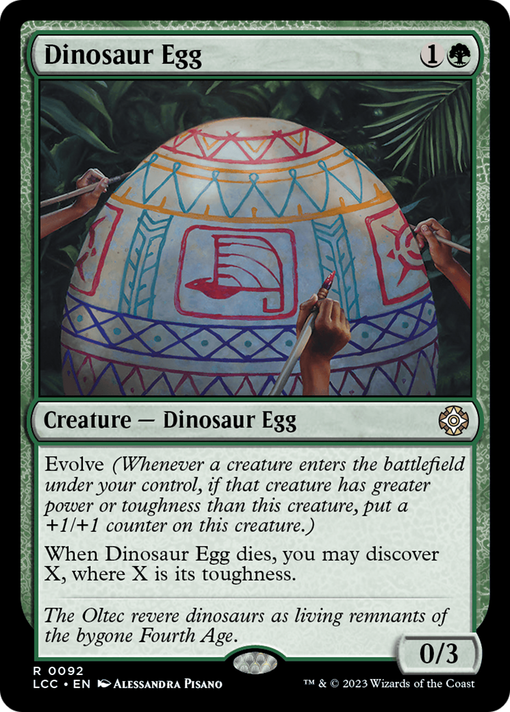 Dinosaur Egg [The Lost Caverns of Ixalan Commander] MTG Single Magic: The Gathering    | Red Claw Gaming