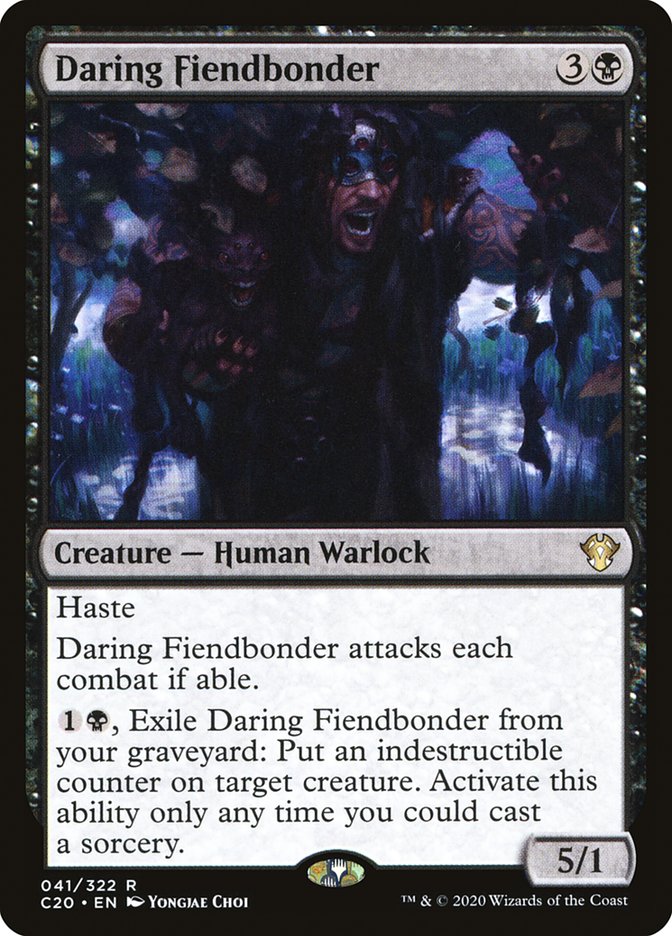 Daring Fiendbonder [Commander 2020] MTG Single Magic: The Gathering    | Red Claw Gaming
