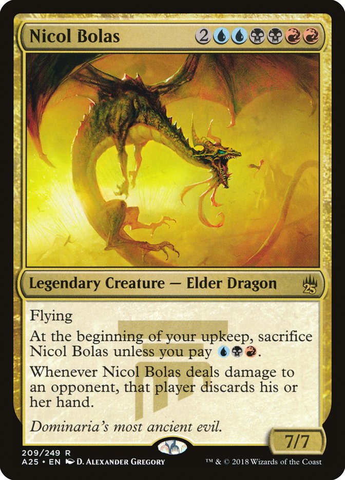 Nicol Bolas [Masters 25] MTG Single Magic: The Gathering    | Red Claw Gaming