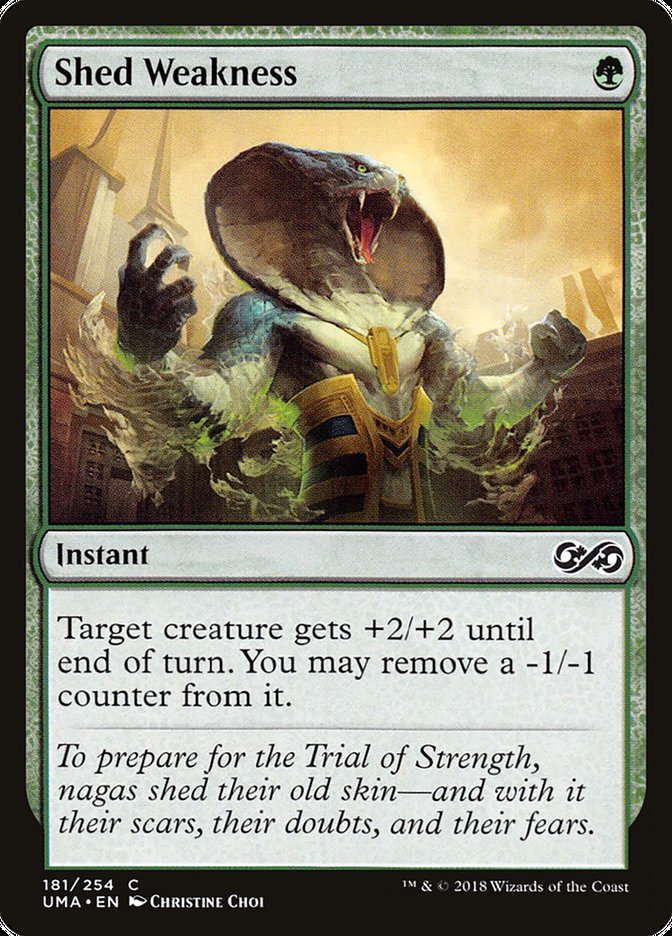 Shed Weakness [Ultimate Masters] MTG Single Magic: The Gathering    | Red Claw Gaming
