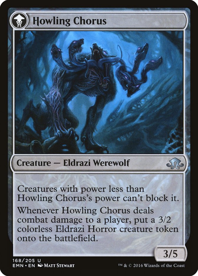 Shrill Howler // Howling Chorus [Eldritch Moon] MTG Single Magic: The Gathering    | Red Claw Gaming