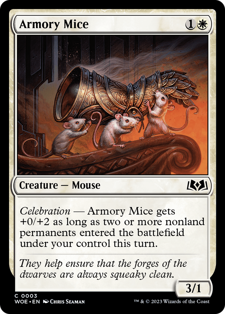 Armory Mice [Wilds of Eldraine] MTG Single Magic: The Gathering    | Red Claw Gaming
