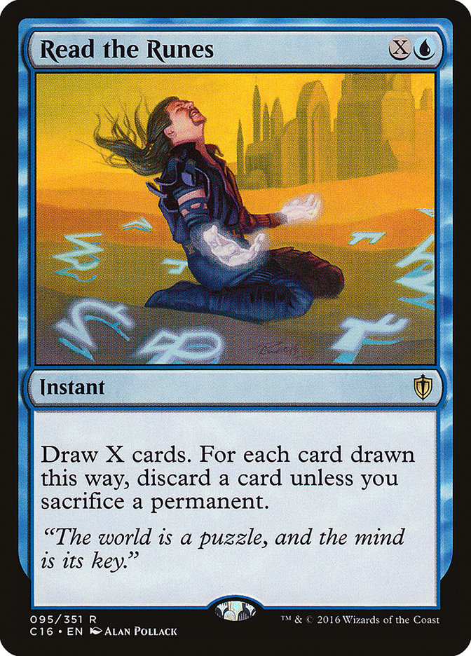 Read the Runes [Commander 2016] MTG Single Magic: The Gathering    | Red Claw Gaming