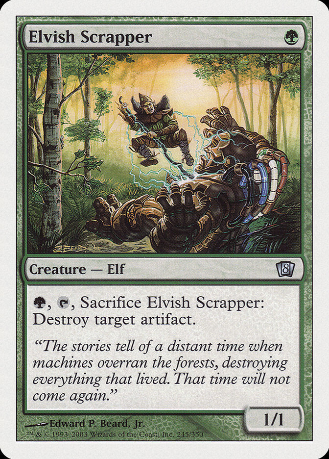 Elvish Scrapper [Eighth Edition] MTG Single Magic: The Gathering    | Red Claw Gaming