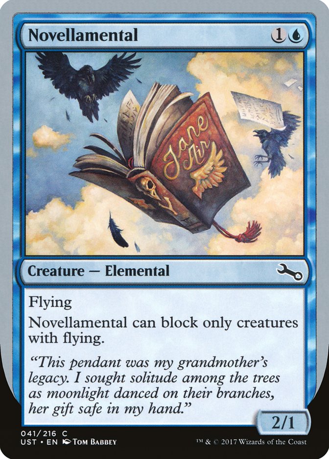 Novellamental ("This pendant was...") [Unstable] MTG Single Magic: The Gathering    | Red Claw Gaming