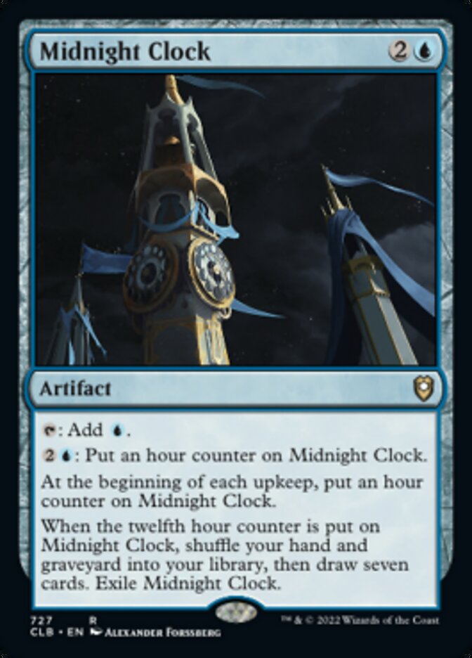 Midnight Clock [Commander Legends: Battle for Baldur's Gate] MTG Single Magic: The Gathering    | Red Claw Gaming