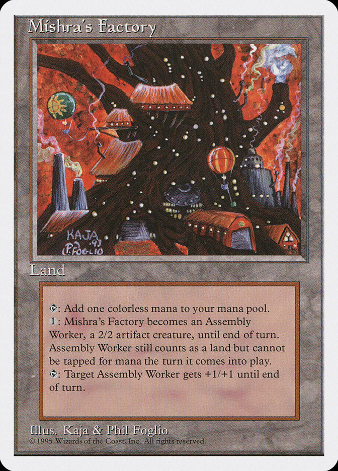 Mishra's Factory [Fourth Edition] MTG Single Magic: The Gathering    | Red Claw Gaming