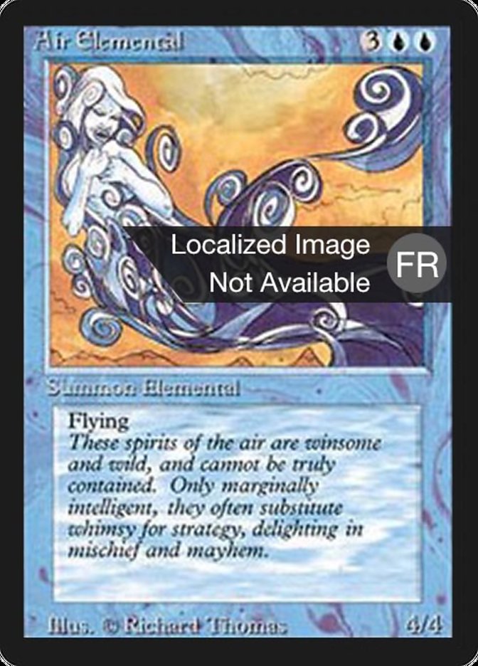 Air Elemental [Foreign Black Border] MTG Single Magic: The Gathering    | Red Claw Gaming