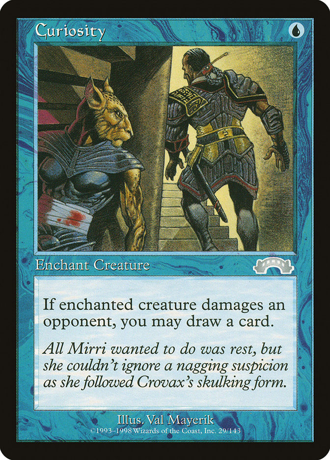 Curiosity [Exodus] MTG Single Magic: The Gathering    | Red Claw Gaming