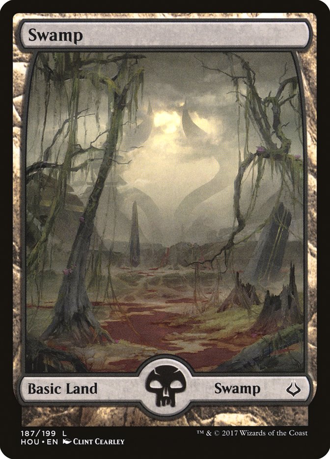 Swamp (187) [Hour of Devastation] MTG Single Magic: The Gathering    | Red Claw Gaming