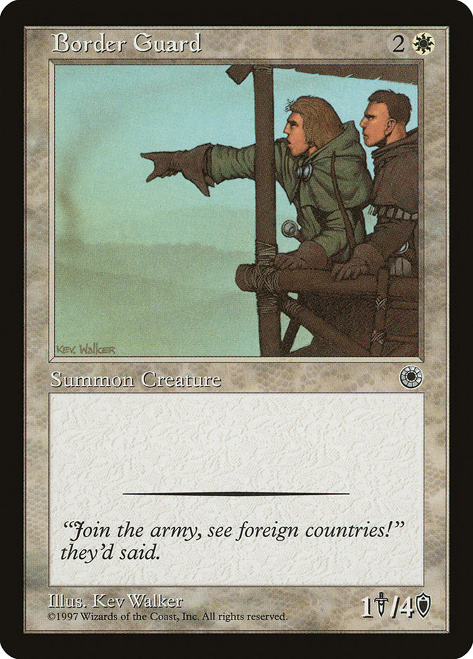 Border Guard [Portal] MTG Single Magic: The Gathering    | Red Claw Gaming