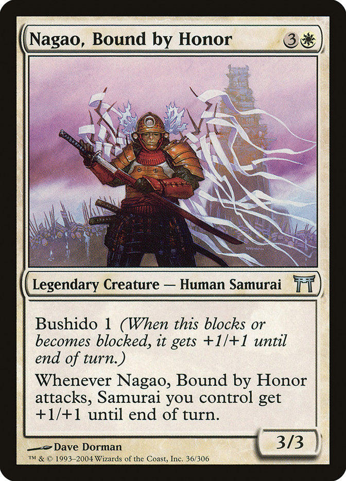 Nagao, Bound by Honor [Champions of Kamigawa] MTG Single Magic: The Gathering    | Red Claw Gaming