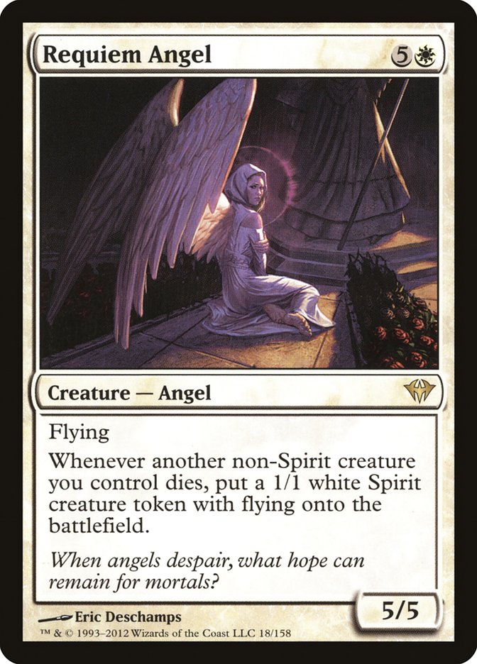 Requiem Angel [Dark Ascension] MTG Single Magic: The Gathering    | Red Claw Gaming