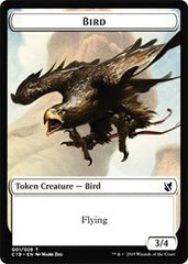 Bird (001) // Sculpture Double-Sided Token [Commander 2019 Tokens] MTG Single Magic: The Gathering    | Red Claw Gaming