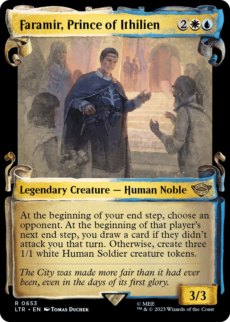 Faramir, Prince of Ithilien [The Lord of the Rings: Tales of Middle-Earth Showcase Scrolls] MTG Single Magic: The Gathering    | Red Claw Gaming
