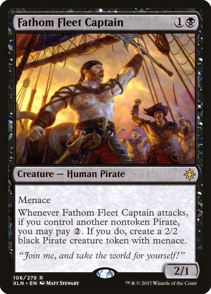 Fathom Fleet Captain [Ixalan] MTG Single Magic: The Gathering    | Red Claw Gaming