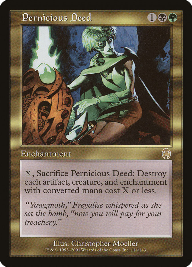 Pernicious Deed [Apocalypse] MTG Single Magic: The Gathering    | Red Claw Gaming