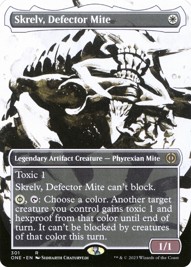 Skrelv, Defector Mite (Borderless Ichor) [Phyrexia: All Will Be One] MTG Single Magic: The Gathering    | Red Claw Gaming