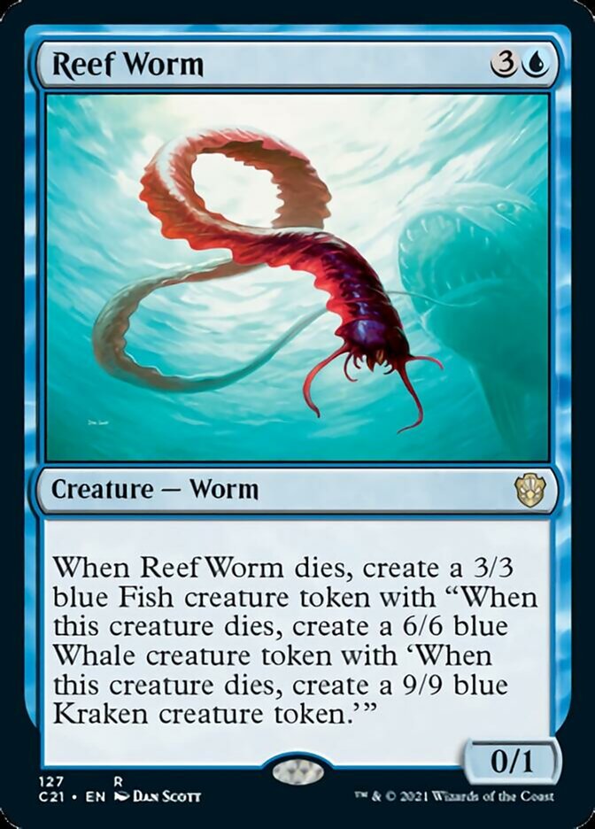 Reef Worm [Commander 2021] MTG Single Magic: The Gathering    | Red Claw Gaming