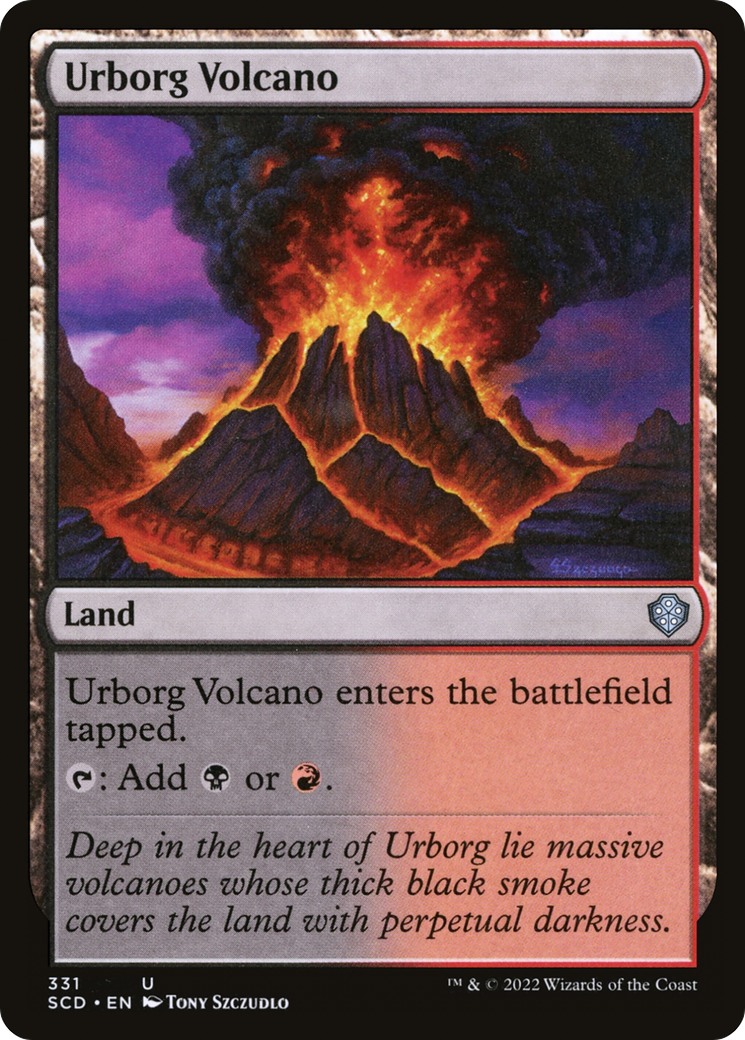 Urborg Volcano [Starter Commander Decks] MTG Single Magic: The Gathering    | Red Claw Gaming