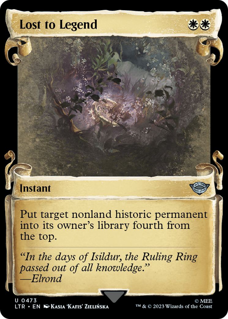 Lost to Legend [The Lord of the Rings: Tales of Middle-Earth Showcase Scrolls] MTG Single Magic: The Gathering    | Red Claw Gaming
