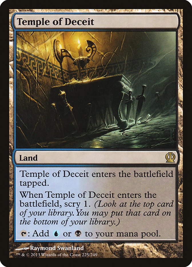 Temple of Deceit [Theros] MTG Single Magic: The Gathering    | Red Claw Gaming