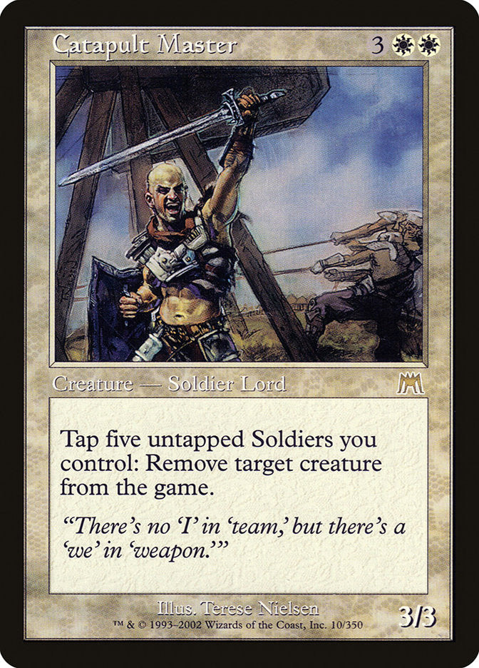 Catapult Master [Onslaught] MTG Single Magic: The Gathering    | Red Claw Gaming