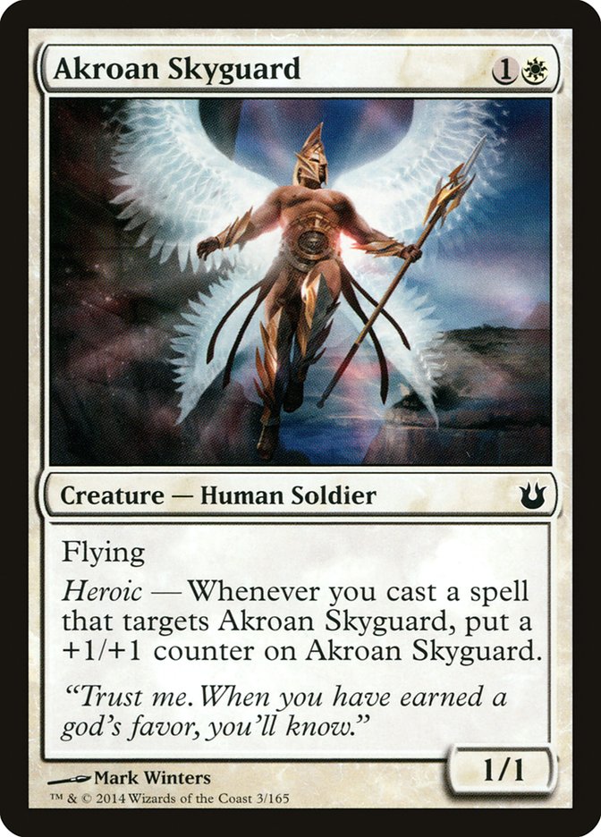 Akroan Skyguard [Born of the Gods] MTG Single Magic: The Gathering    | Red Claw Gaming