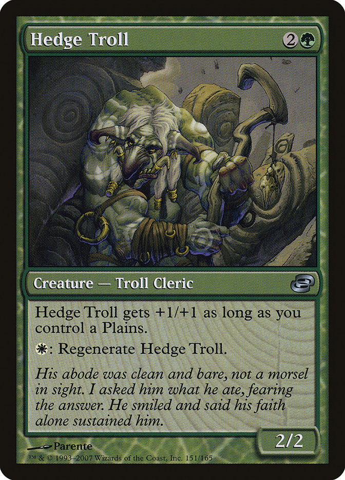 Hedge Troll [Planar Chaos] MTG Single Magic: The Gathering    | Red Claw Gaming