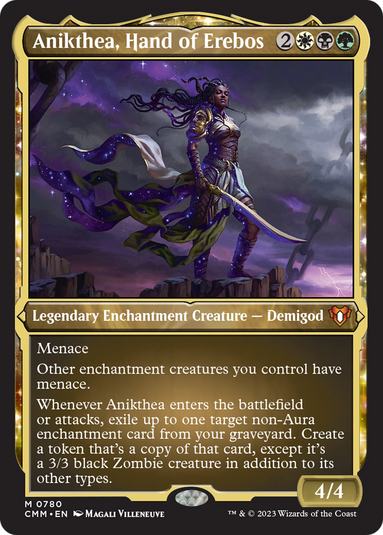 Anikthea, Hand of Erebos (Display Commander) (Foil Etched) [Commander Masters] MTG Single Magic: The Gathering    | Red Claw Gaming