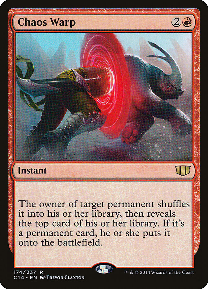 Chaos Warp [Commander 2014] MTG Single Magic: The Gathering    | Red Claw Gaming