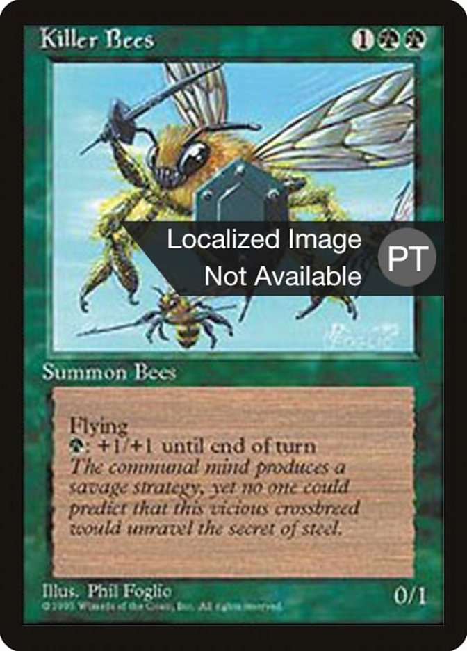 Killer Bees [Fourth Edition (Foreign Black Border)] MTG Single Magic: The Gathering    | Red Claw Gaming